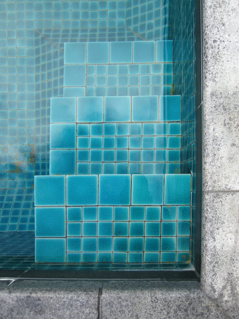 Stained Pool Tiles